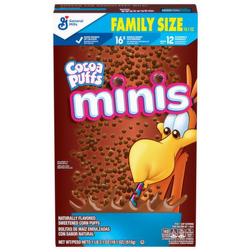 Minis Cocoa Puffs, Family Size