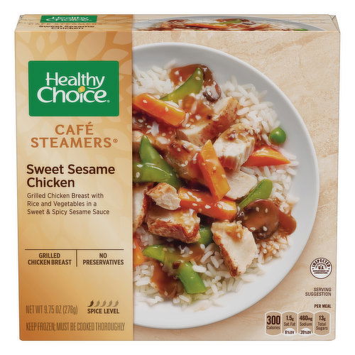 Healthy Choice Cafe Steamers Sweet Sesame Chicken