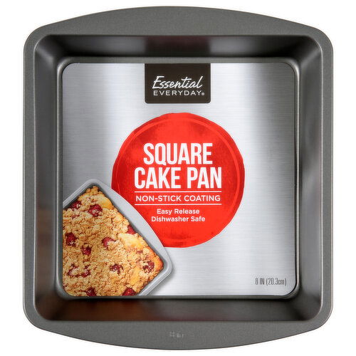 Essential Everyday Non-Stick Coating Square 8 Inch Cake Pan