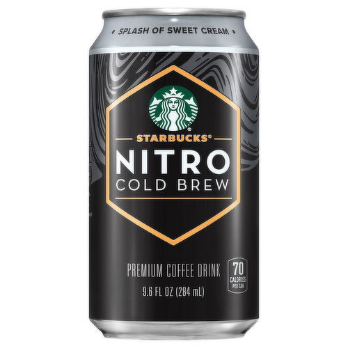 Starbucks Nitro Coffee Drink, Premium, Cold Brew