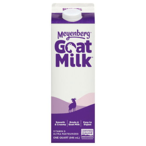 Meyenberg Goat Milk, Vitamin D, Ultra Pasteurized