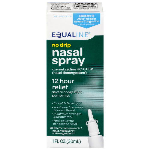 Equaline No Drip 12 Hour Relief Nasal Spray