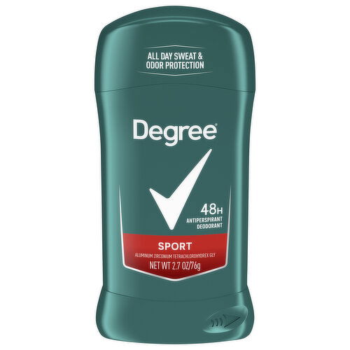 Degree Antiperspirant Deodorant, 48H, Sport