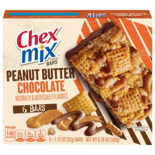 Chex Mix Bars, Peanut Butter Chocolate