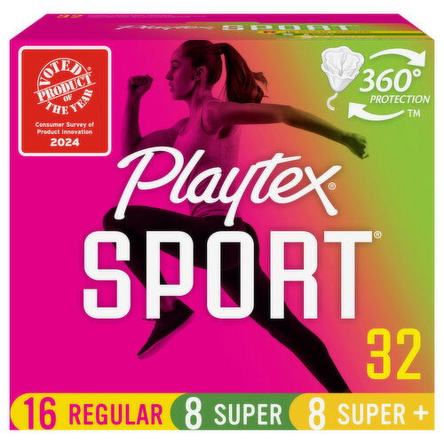 Playtex Sport Tampons, Plastic Applicator