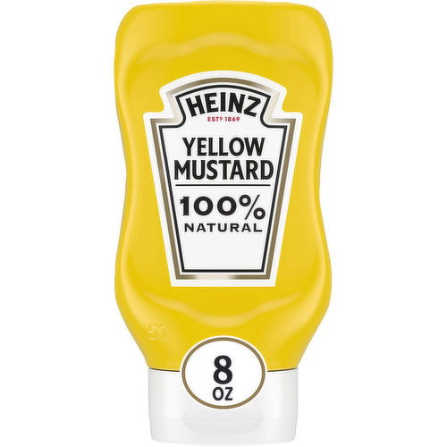 Heinz 100% Natural Yellow Mustard