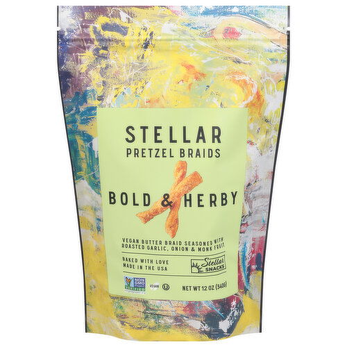 Stellar Pretzel Braids, Bold & Herby