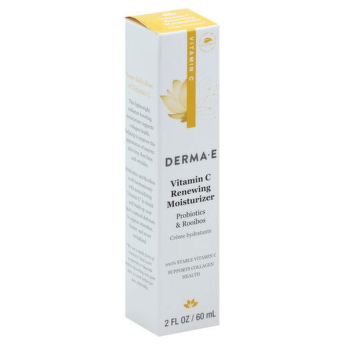 Derma E Moisturizer, Renewing, Vitamin C
