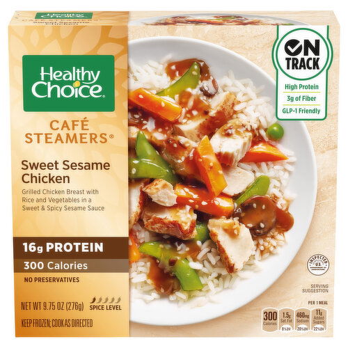 Healthy Choice Cafe Steamers Chicken, Sweet Sesame