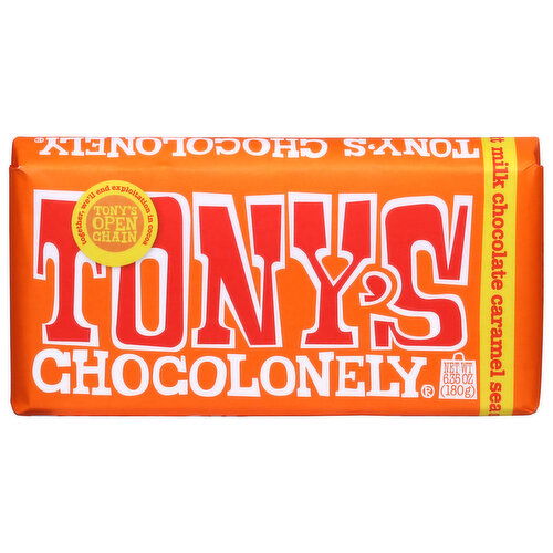 Tony's Chocolonely Caramel Sea Salt Milk Chocolate