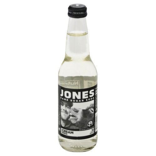 Jones Soda, Cane Sugar, Cream Flavor