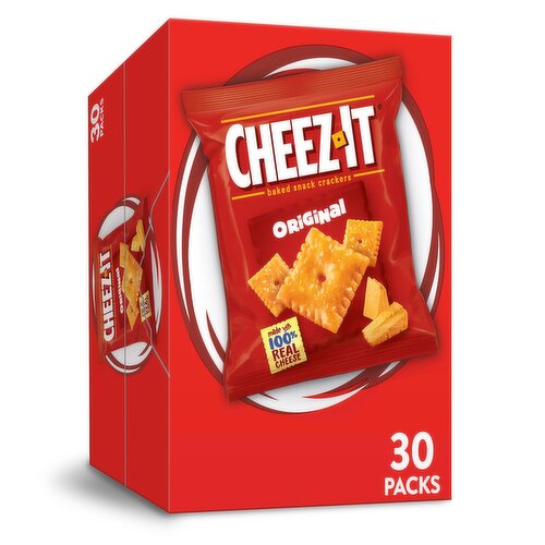 Cheez-It Cheese Crackers, Original, Single Serve