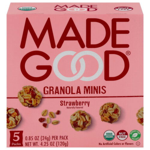 MadeGood Strawberry Granola Minis