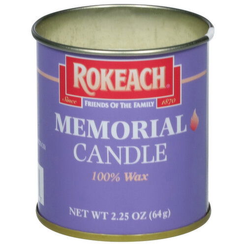 Rokeach Candle, Memorial