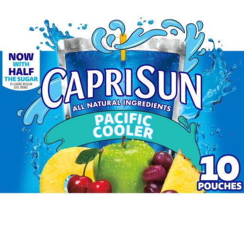 Capri Sun Pacific Cooler Mixed Fruit Naturally Flavored Juice Drink Blend