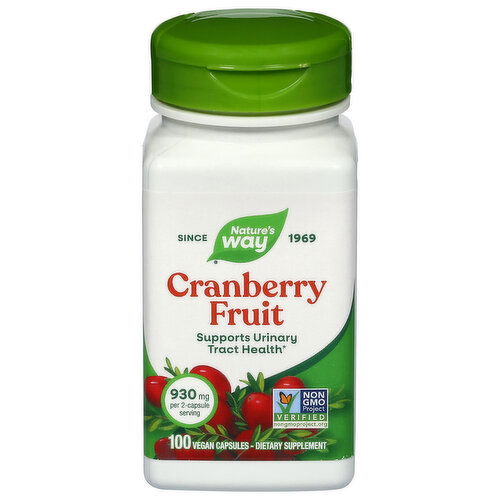 Nature's Way Vegan Capsules 930 mg Cranberry Fruit
