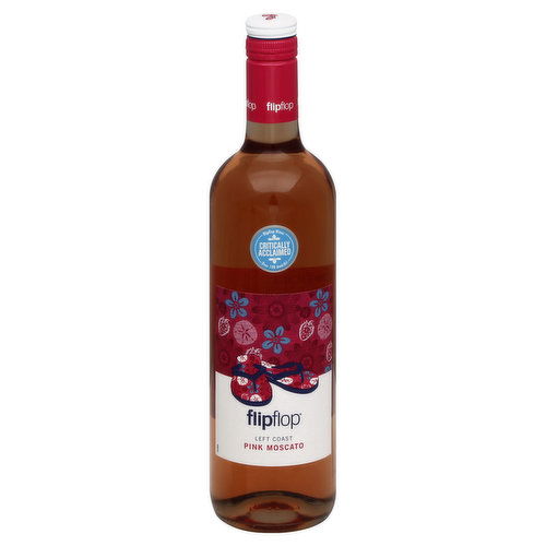 flipflop Pink Moscato, Left Coast, Chile