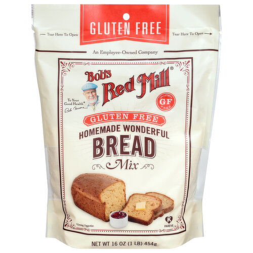 Bob's Red Mill Bread Mix, Homemade Wonderful, Gluten Free