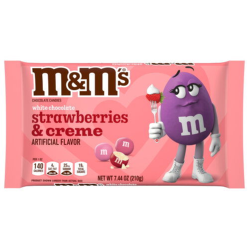 M&M's Candies, White Chocolate, Strawberries & Creme