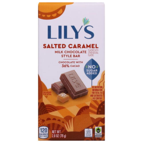 Lily's Milk Chocolate Style Salted Caramel Bar