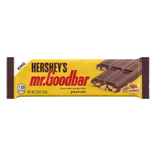 Mr Goodbar Chocolate Candy with Peanuts, King Size