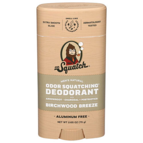 Dr. Squatch Deodorant, Odor Squatching, Birchwood Breeze