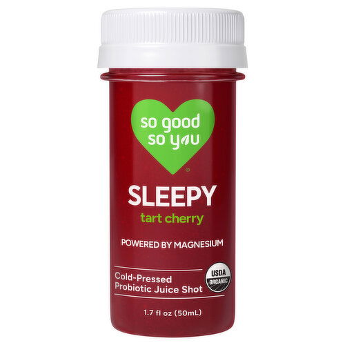 So Good So You Sleepy Cold-Pressed Probiotic Tart Cherry Juice Shot
