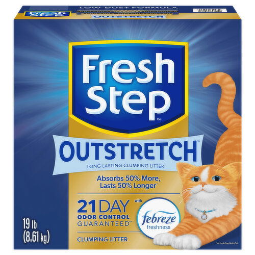 Fresh Step OutStretch Clumping Litter, Long Lasting