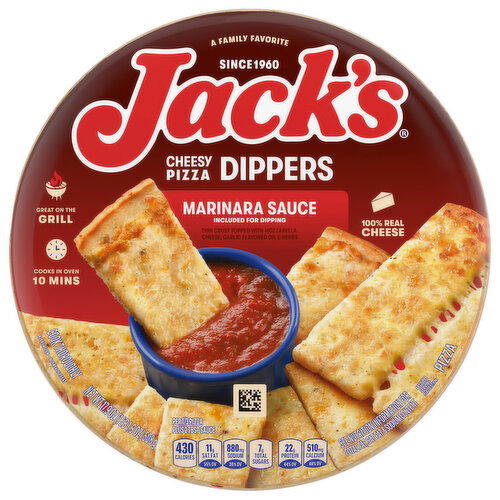 Jack's Cheesy Pizza Dippers, Marinara Sauce