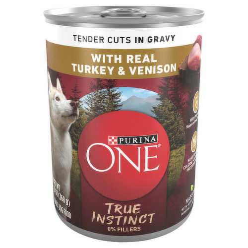 Purina One Dog Food, True Instinct, Tender Cuts in Gravy, Adult