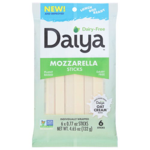 Daiya Cheese Sticks, Dairy-Free, Mozzarella