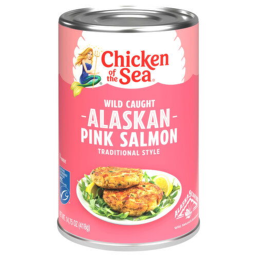 Chicken of the Sea Wild Caught Alaskan Traditional Style Pink Salmon