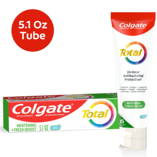 Colgate Total Whitening + Fresh Boost Toothpaste