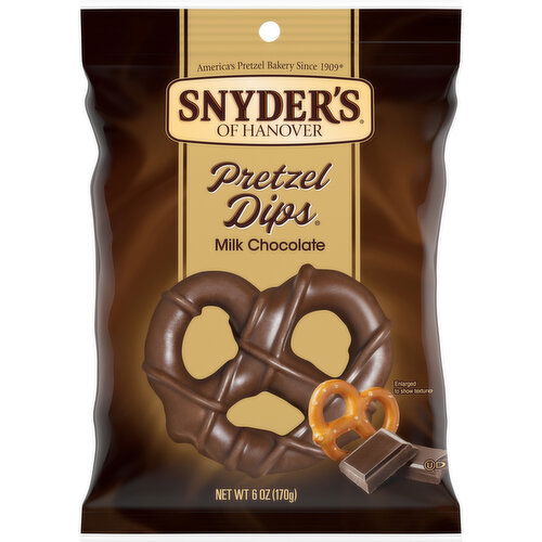 Snyder's of HanoverĀ® Milk Chocolate Covered Pretzels