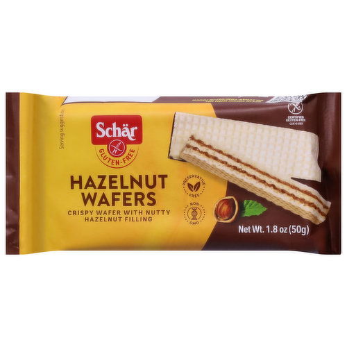 Schar Wafers, Gluten-Free, Hazelnut