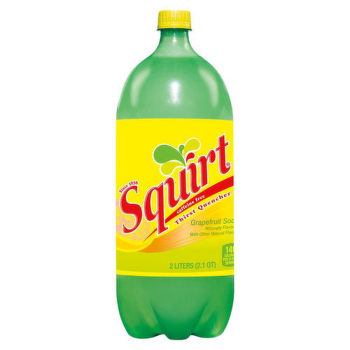 Squirt Thirst Quencher, Caffeine Free, Grapefruit