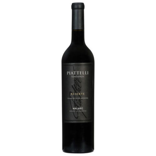 Piattelli Vineyards Malbec, Reserve