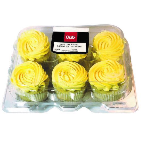 Cub Bakery Iced Lemon Cupcakes