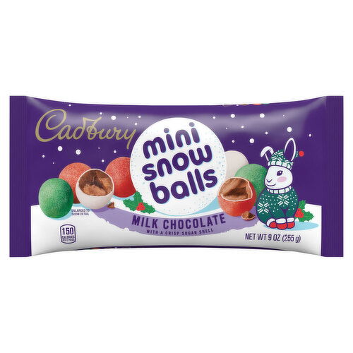 Cadbury Snow Balls Mini Milk Chocolate