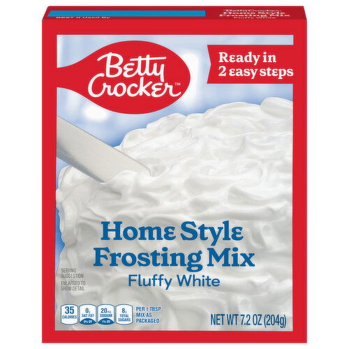 Betty Crocker Fluffy White Home Style Frosting Mix