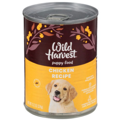 Wild Harvest Puppy Food, Chicken Recipe