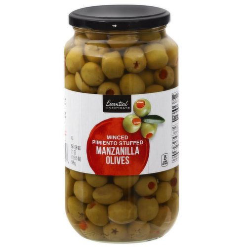 Essential Everyday Minced Pimento Stuffed Mazanilla Olives