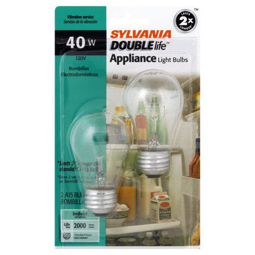 Sylvania Light Bulbs, Appliance, A15, 40 Watts