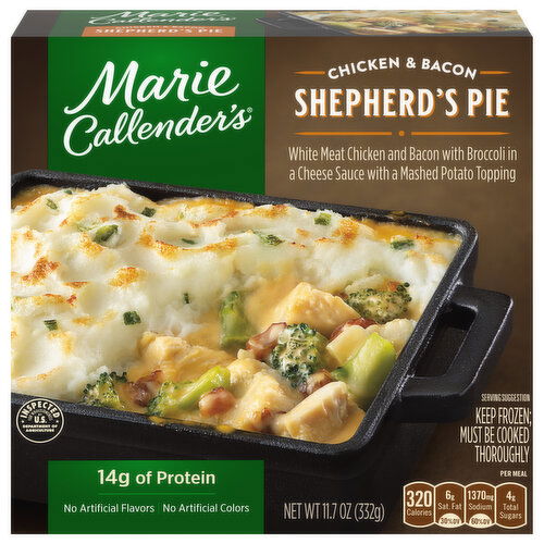 Marie Callender's Chicken & Bacon Shepherd's Pie, Frozen Meal