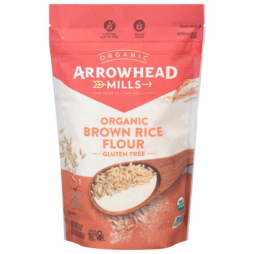 Arrowhead Mills Rice Flour, Gluten Free, Organic, Brown