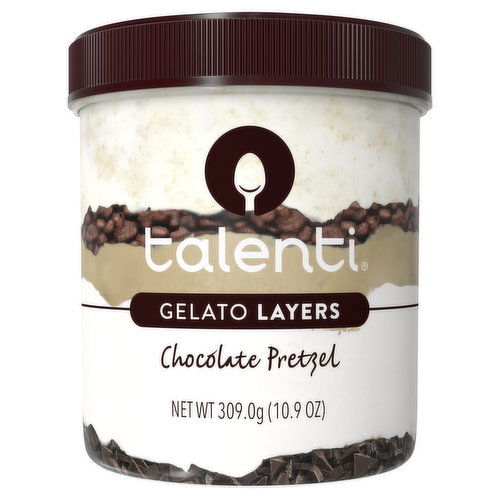 Talenti Gelato Layers, Chocolate Pretzel