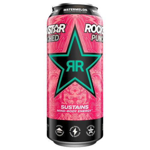 Rockstar Punched Watermelon Energy Drink