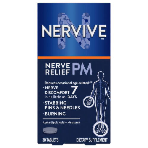 Nervive PM Tablets Nerve Relief