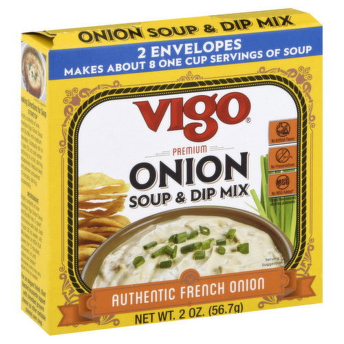 Vigo Soup & Dip Mix, Onion, Premium