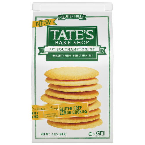 TATE'S Gluten Free Lemon Cookies